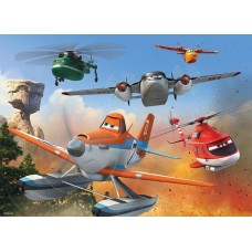 10537Z Planes Fire and Rescue avioane pompieri imagine comestibila din icing 29x20cm